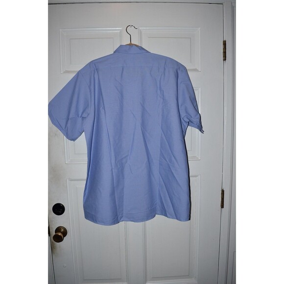 Vtg Short Sleeve Delivery Work Shirt Red Kap Men's XL Service Station etc.. - Picture 5 of 6